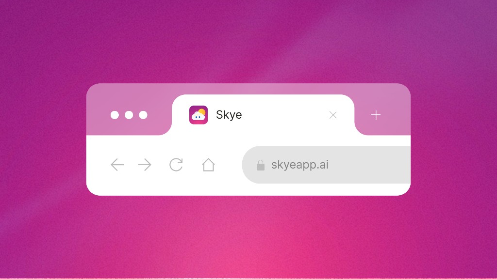 Skye icon preview in dock-style layout